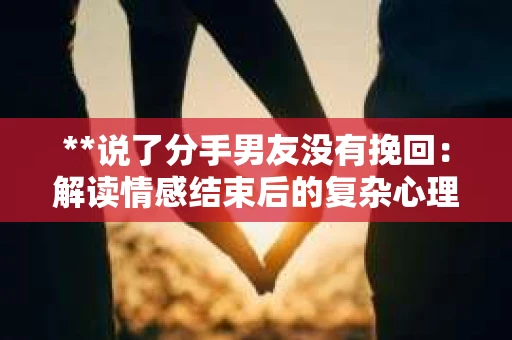 **说了分手男友没有挽回：解读情感结束后的复杂心理与现实**