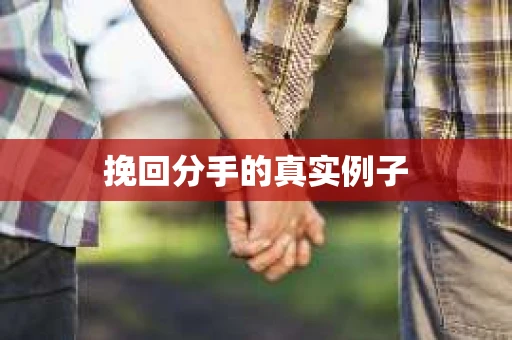 挽回分手的真实例子