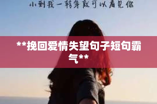**挽回爱情失望句子短句霸气**