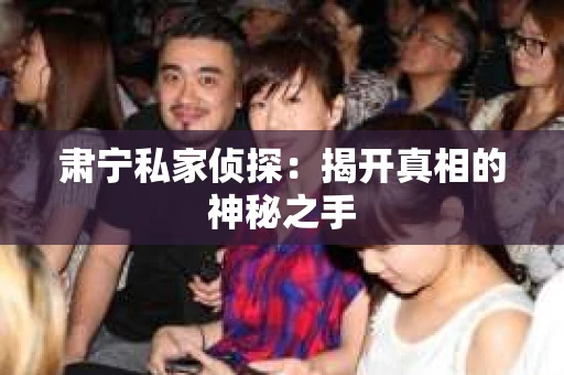 肃宁私家侦探：揭开真相的神秘之手