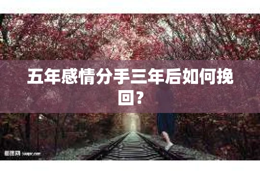 五年感情分手三年后如何挽回？