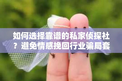 如何选择靠谱的私家侦探社？避免情感挽回行业骗局套路的实用指南
