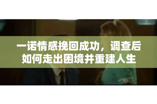 一诺情感挽回成功，调查后如何走出困境并重建人生